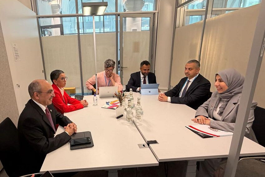 وزيرة التخطيط تبحث مع وزير الدولة الألماني والصندوق الكويتي للتنمية سبل تعزيز التعاون التنموي